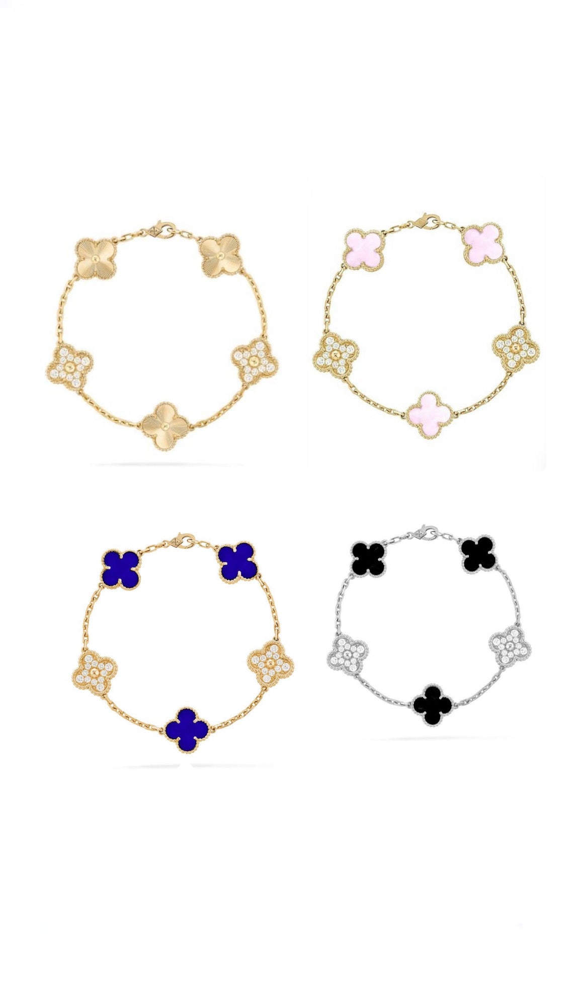 Vca bracelet 18k
