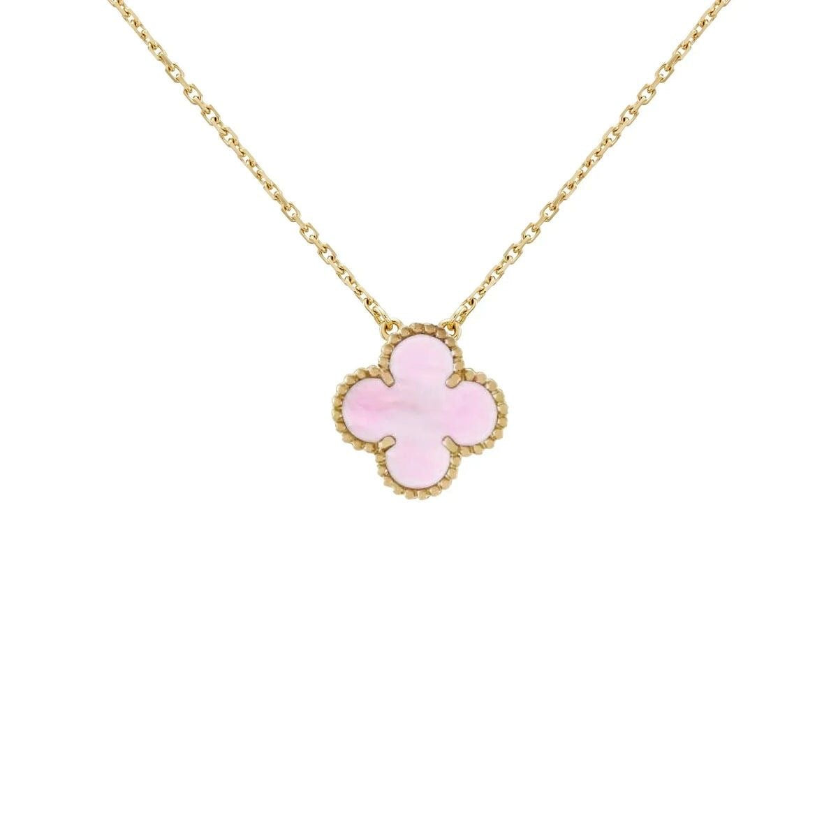 قلادة Vca وردي medium