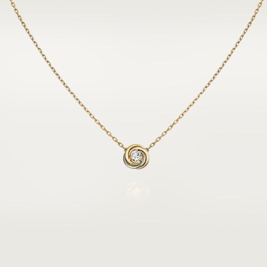 قلادة Cartier روز قولد