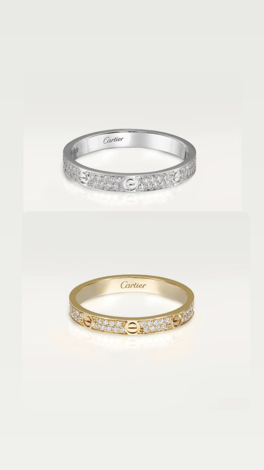 خاتم Cartier (full zircon) ضعيف