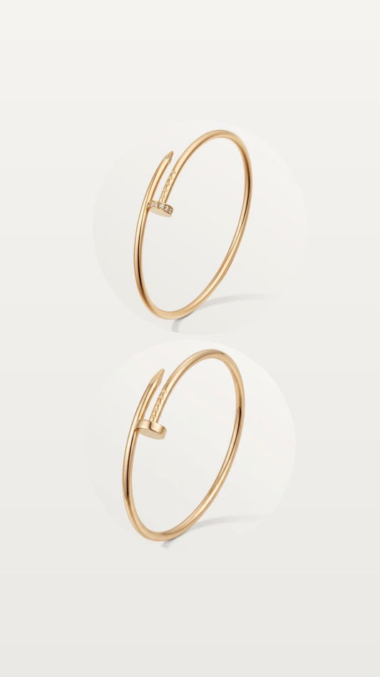 اسوارة المسمار الضعيف (سادة /زركون) size 17