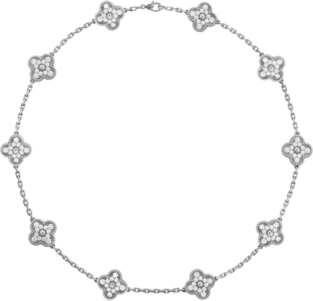 Vca 10 clover neacklace