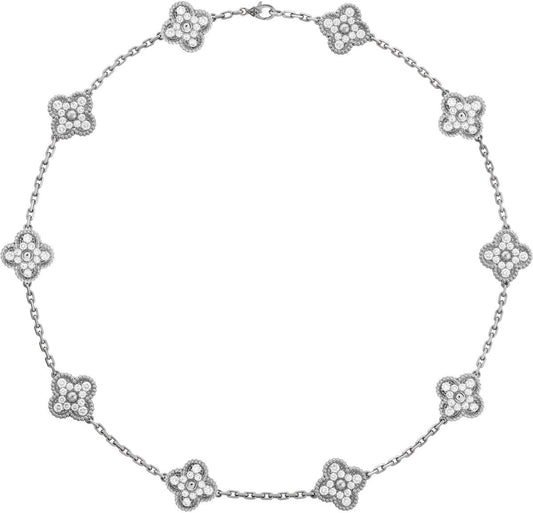 Vca 10 clover neacklace